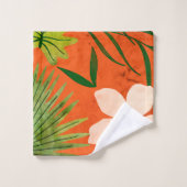 Corail tropical hawaïen de jardin de Nalani (Gant de toilette)