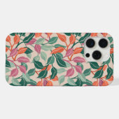 Corail vert botanique feuille tropicale chic stylé (Verso Horizontal)