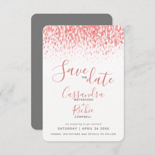 corail vivant art moderne enregistrer les cartes d (Devant / Derrière)