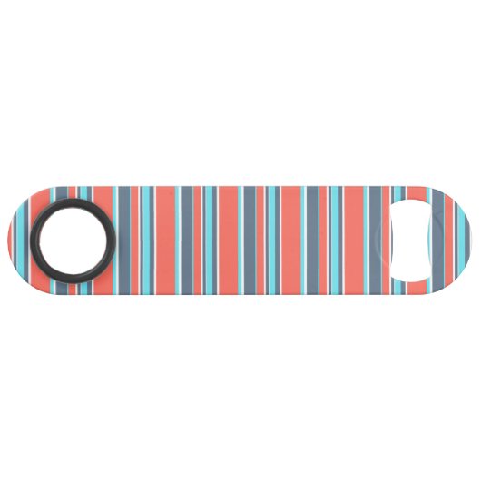 Corail vivant, bandes bleues et grises (Devant (Horizontal))