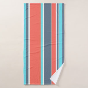 Corail vivant, bandes bleues et grises