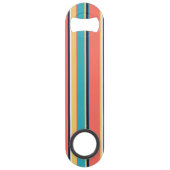 Corail vivant, rayures bleues et jaunes (Devant)