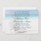 Coral Beach Destination Wedding Invitations (Dos)