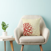 Coral Beach Linen look Kussen (Stoel)