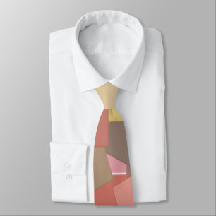Coral Blocks 5050 necktie Stropdas
