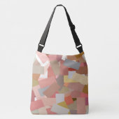 Coral Blocks canvas tas (Voorkant)