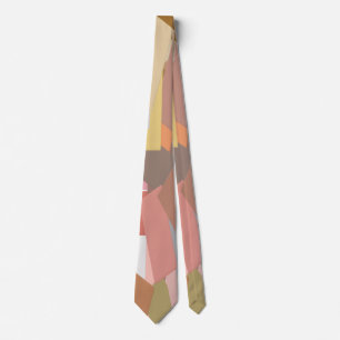 Coral Blocks necktie Stropdas