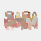 Coral Blocks voor doos Bedankdoosjes (Uitgevouwen)