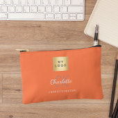 Coral Business logo naam monogram Etui
