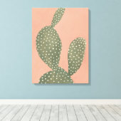 Coral Cacti Canvas Afdruk (Insitu (Houten vloer))