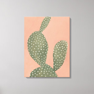 Coral Cacti Canvas Afdruk