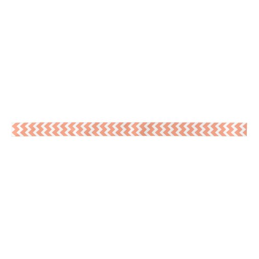 Coral Chevron Pattern Lint (Voorkant)