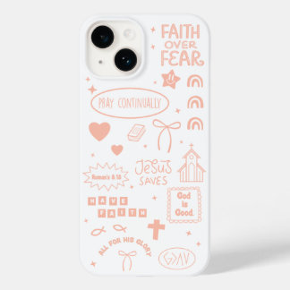 Coral Christian Jesus Collage coque iphone