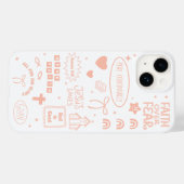 Coral Christian Jesus Collage coque iphone (Verso (horizontal))