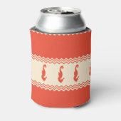 Coral Coastal Seahorses Stripes Blikjeskoeler (Blikje Achterkant)