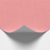 Coral Diamonds Cadeaupapier (Hoek)