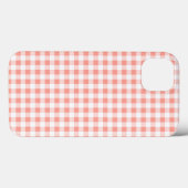 Coral En vichy Check iPad Mini coque (Verso (horizontal))