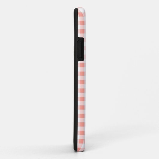 Coral En vichy Vérifier étoile ovale 'Nom coque ip (Dos/Droite)