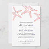 Coral et Faire-part de mariage de poisson rouge de (Devant)