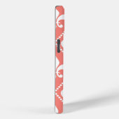 Coral Fleur de Lis Case-Mate iPhone Case (Achterkant / Rechts)
