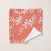 Coral Floral (Gant de toilette)
