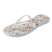 Coral Flower Garden Pattern Teenslippers (Schuin)