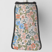 Coral Garden Flower Pattern Golfheadcover (Draai 90)