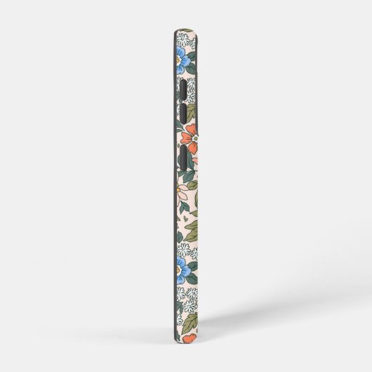 Coral Garden Flower Pattern Samsung Galaxy Hoesje (Rechterkant)