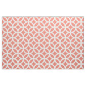 Coral Geometric Pattern Fabric Stof (Fat Quarter)