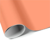 Coral Glossy Wrapping Paper Cadeaupapier (Rol Hoek)