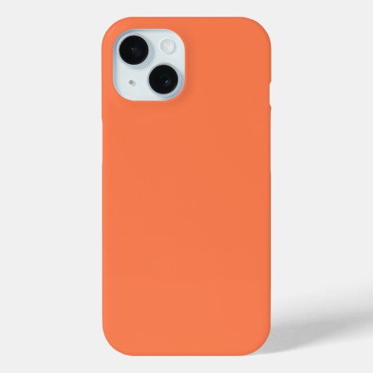 Coral iPhone 15 Coque (Verso)