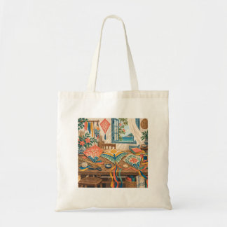 Coral Kite Maker Workshop Canvas Tas