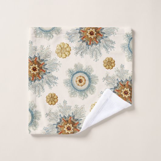 Coral Mandala Pattern Bad Handdoek (Wasdoekje)