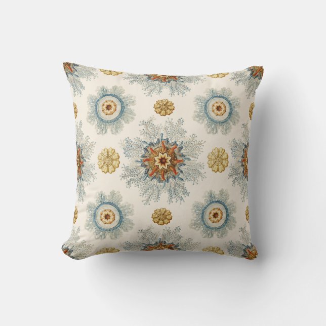 Coral Mandala Pattern Kussen (Voorkant)
