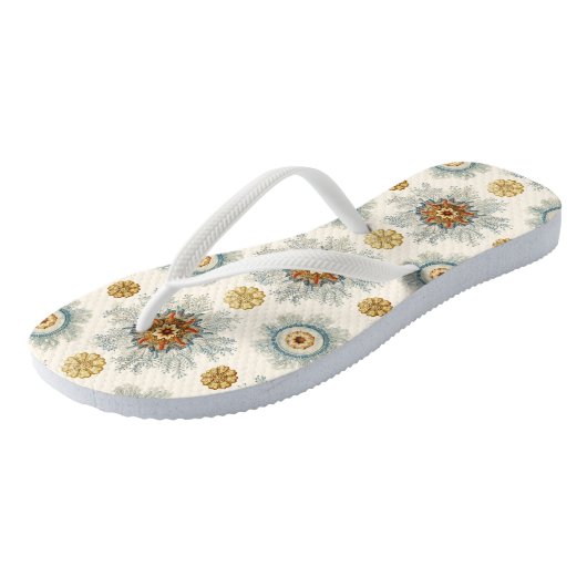 Coral Mandala Pattern Teenslippers (Schuin)