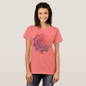 Coral Mandala T-shirt (Voorkant volledig)
