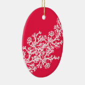 Coral Motif Keramisch Ornament (Rechts)