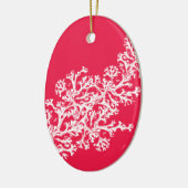 Coral Motif Keramisch Ornament (Links)