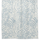 Coral Ocean Beach Douchegordijn (Voorkant)