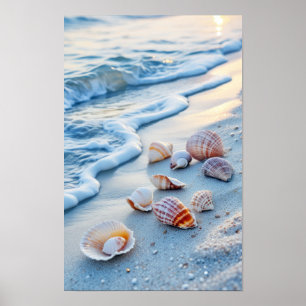 Coral Ocean Zee Natuur Blauw Turkoois Water Beach Poster