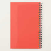 Coral Ombre Nom personnalisé Lettre initiale Monog (Dos)