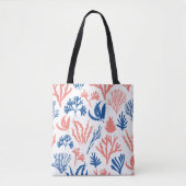 Coral Pattern Canvas tas (Voorkant)