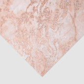 Coral Peach Roos Gold Blush Metallic Blush Tissuepapier (Detail)