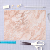 Coral Peach Roos Gold Blush Metallic Blush Tissuepapier (Craft)