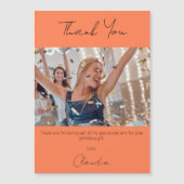 Coral photo merci carte magnétique (Devant)