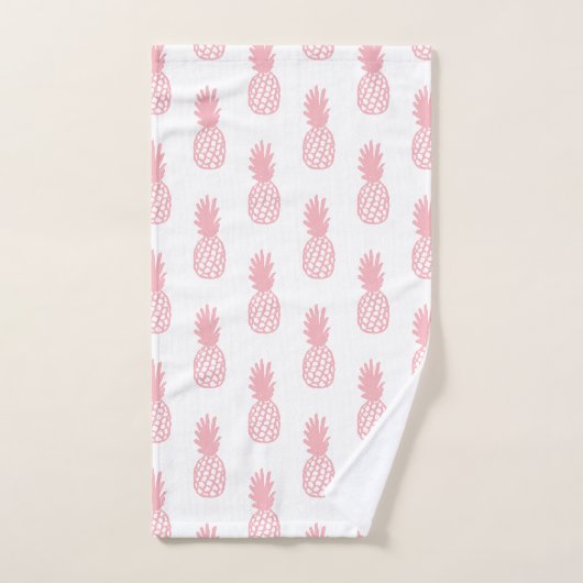 Coral Pineapple Pattern Bad Handdoek (Handdoek)