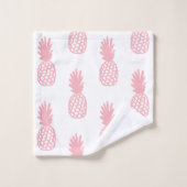 Coral Pineapple Pattern Bad Handdoek (Wasdoekje)
