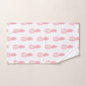 Coral Pineapple Pattern Bad Handdoek (Handdoek)