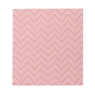 Coral Pink Chevron Notitieblok