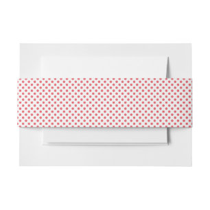 Coral Pink Polka Dots van Shirley Taylor Uitnodigingen Wikkel